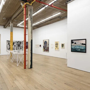 Dan Asher, In the I of the beholder, exhibition view. Courtesy of Martos Gallery