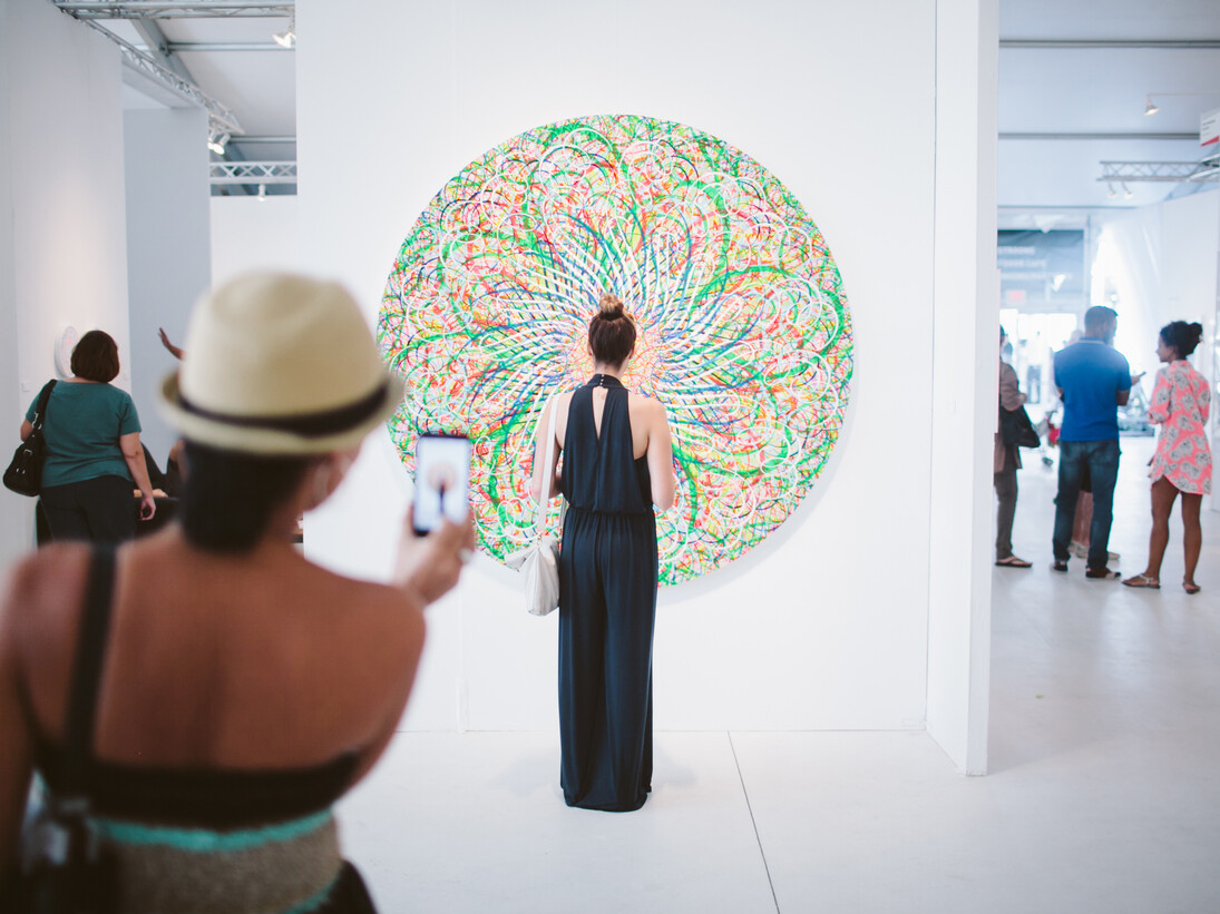 Installation view at Miami Project Art Fair 2013