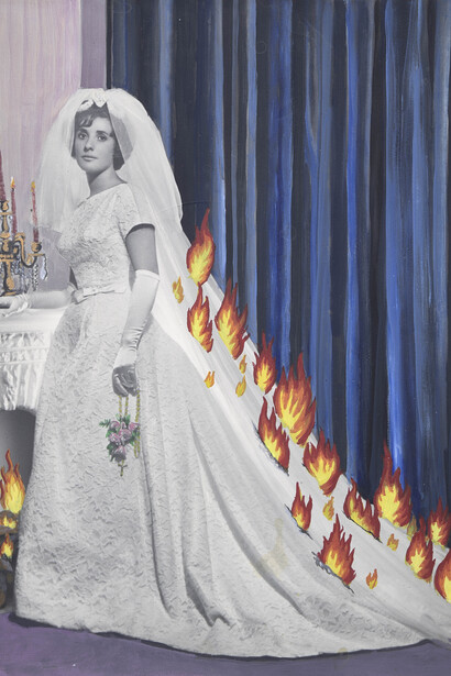 Marcos López, Novia en llamas (detail), Buenos Aires, 2021. Courtesy of the Larivière Foundation