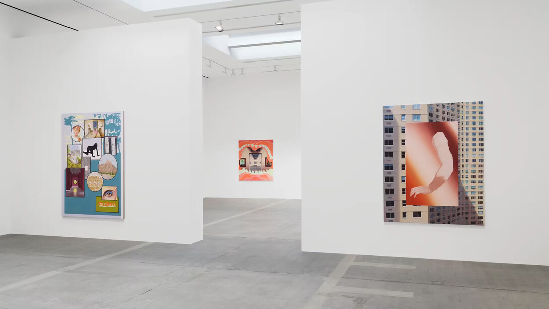 Allison Katz, Outta the bag, exhibition view. Courtesy of Hauser & Wirth Gallery