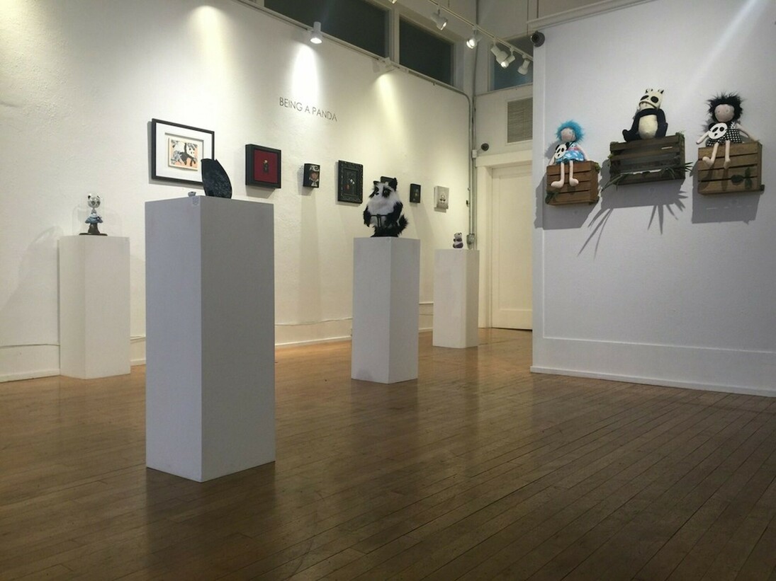 Being a Panda. Courtesy of Flower Pepper Gallery