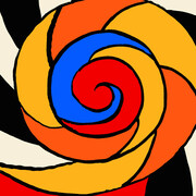Alexander Calder, Le Turban, 1969.
Lithographie originale en couleurs
sur Chiffon de Mandeure,
109,5 x 75 cm. Photo Archives
Fondation Maeght.
© Calder Foundation New York,
Adagp Paris 2016.