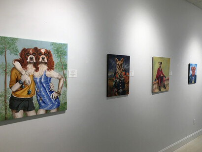 Paws For Art. Courtesy of Isabella Garrucho Fine Art