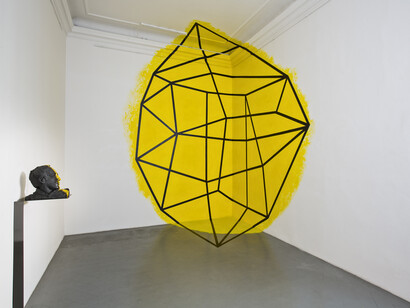 Gianni Dessì, Senza
titolo,
2015,
tempera
su
parete,
dimensioni
variabili