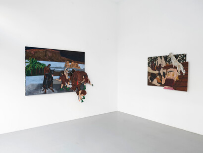 Katharien De Villiers. Echo Me / Here I am / Ecco Mi, installation view. Courtesy of Osart Gallery