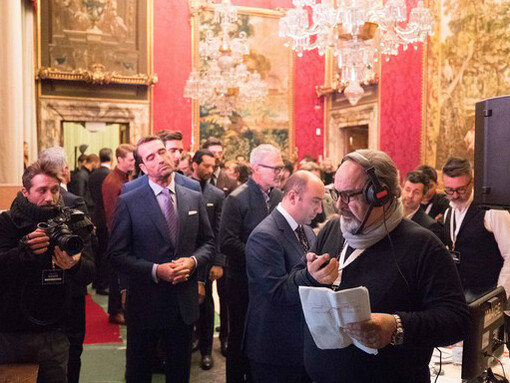 Backstage della sfilata di Stefano Ricci 