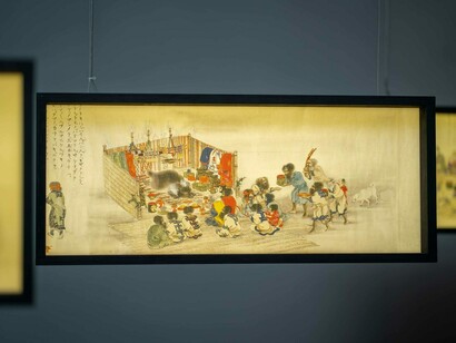 A soul between worlds, exhibition view. Courtesy of National Museum of Lithuania
