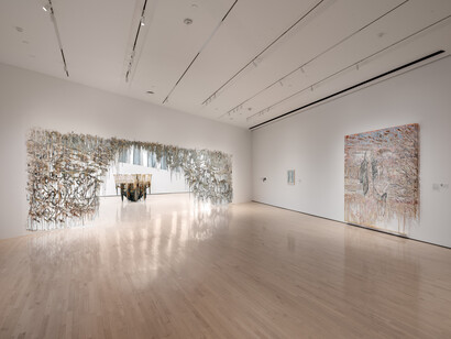 Diana Al-Hadid, unbecoming, exhibition view. Courtesy of Paul Kasmin Gallery