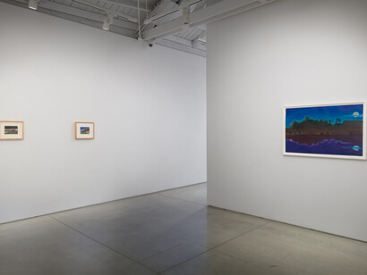 Carlos Almaraz, Los Angeles, exhibition view. Courtesy of Marc Selwyn Fine Art 