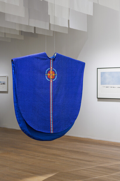 Britta Marakatt-Labba, Where each stitch breathes, exhibition view. Courtesy of Moderna Museet