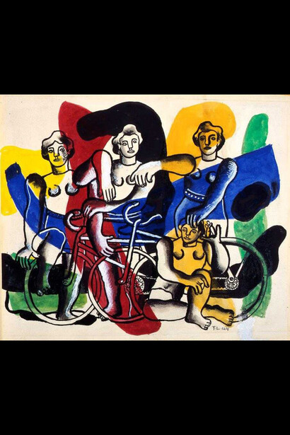 Fernand Léger (French, 1881-1955), Bicycle Riders, 1944