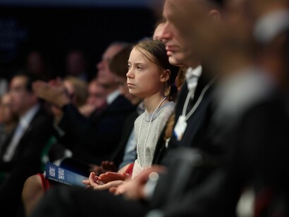 Greta Thunberg at Davos World Economic Forum 2020