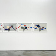 Derek Sullivan, Wall drawings, exhibition view. Courtesy of Tatjana Pieters Gallery