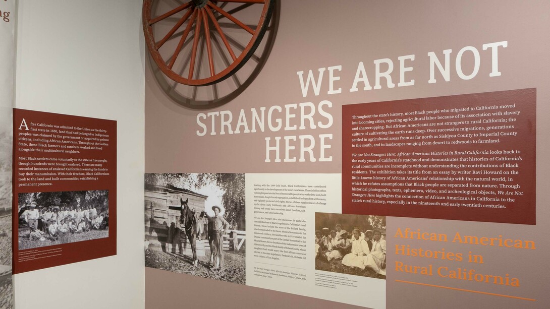 Various artists, We are not strangers here, exhibition view. Courtesy of the California African American Museum