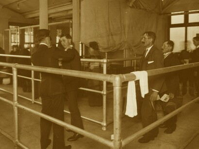 Entrada de inmigrantes en Ellis Island