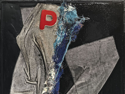 Claudio Marini, Untitled, dettaglio, 2014, tecnica mista su tavola, 35 x 30 cm
