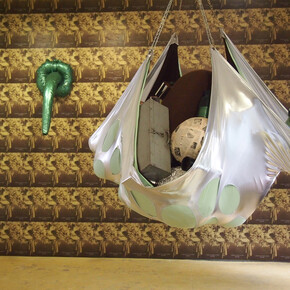 Martín Mele installation, A nose is a nose is a nose at the Kunstverein Kerfeld, Germany