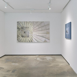 Various artists, The unflattening mandate, exhibition view. Courtesy of Lazy Mike Gallery
