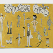 Strange Girls, 2009_oil, acrylic, ink, collage_29.27 x 37 in