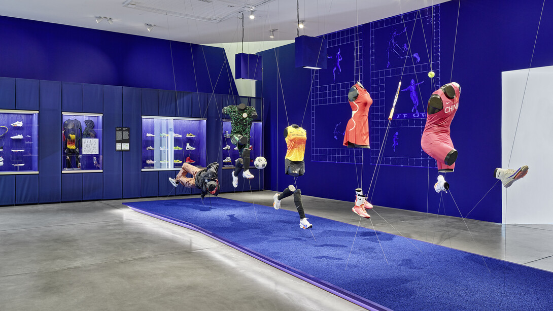 Nike. Form follows motion, Ausstellungsansicht. Mit freundlicher Genehmigung des Vitra Design Museums