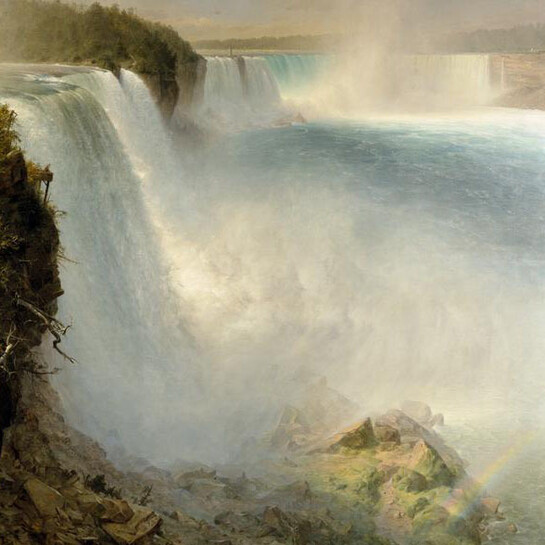 Frederic Edwin Church, Niagara Falls, from the American Side