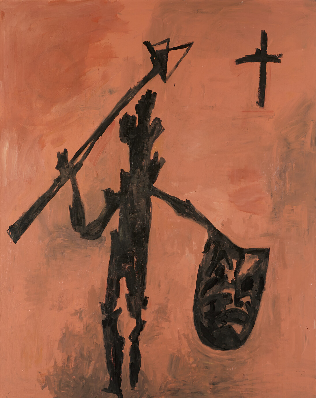 Walter Dahn
Untitled (Don Quixtoe), 1985
Oil on canvas
98 x 78 inches
248.9 x 198.1 cm
