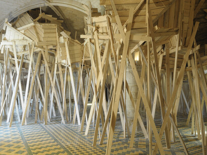 Le buisson maudit, 2013, Abbaye de Maubuisson, Saint‐Ouen‐l’Aumône, Crédit photo: Catherine Brossais