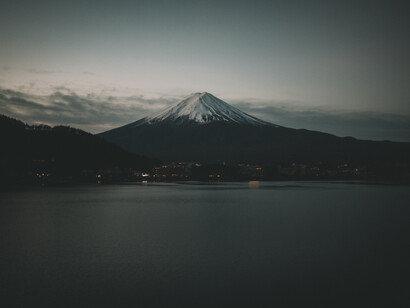 Mount Fuji and its lakes
