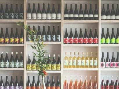 A selection of the finest wine at Tillingham, UK