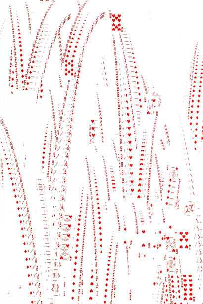 Quan Wenfei, Shuffling fireworks, 2024. Courtesy of Eli Klein Gallery