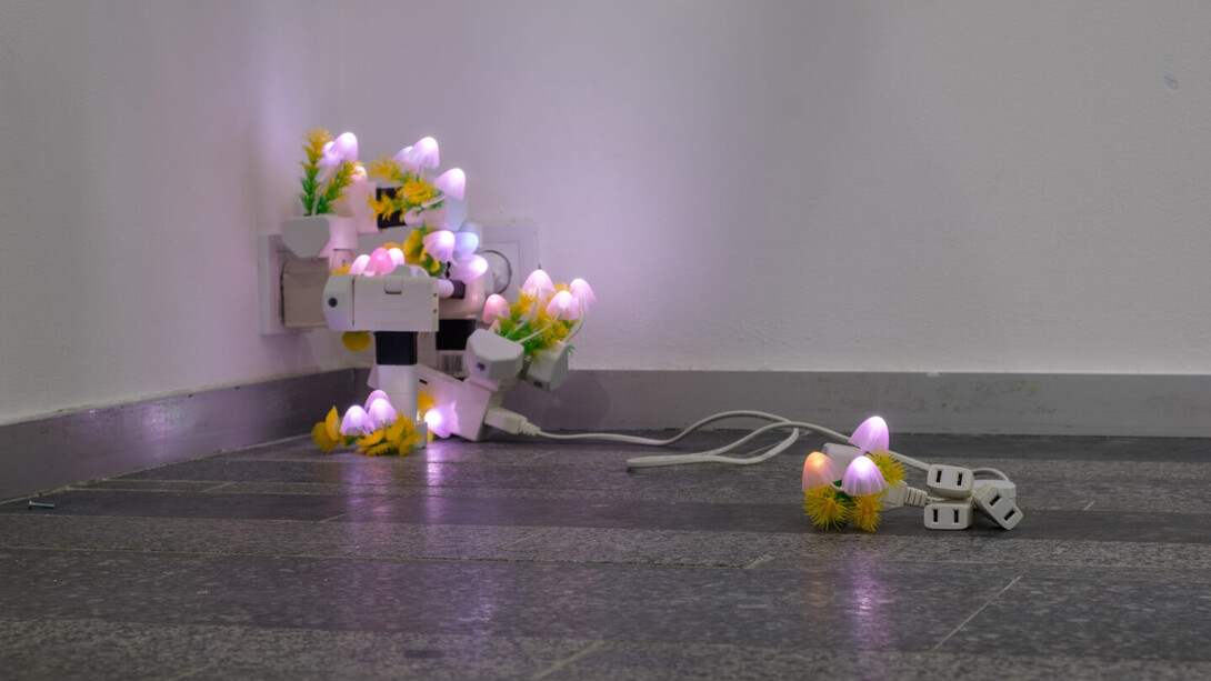 Trevor Yeung, Night mushroom colon (PinchukArtCentre), 2021. Courtesy of T293
