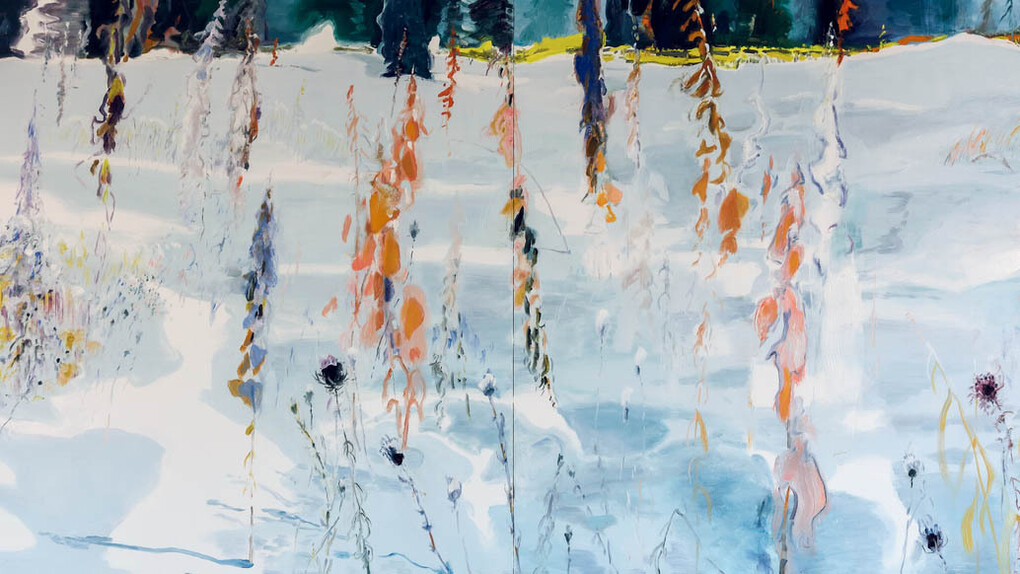 Eric Aho, Sugar snow (detail), 2025. Courtesy of DC Moore Gallery