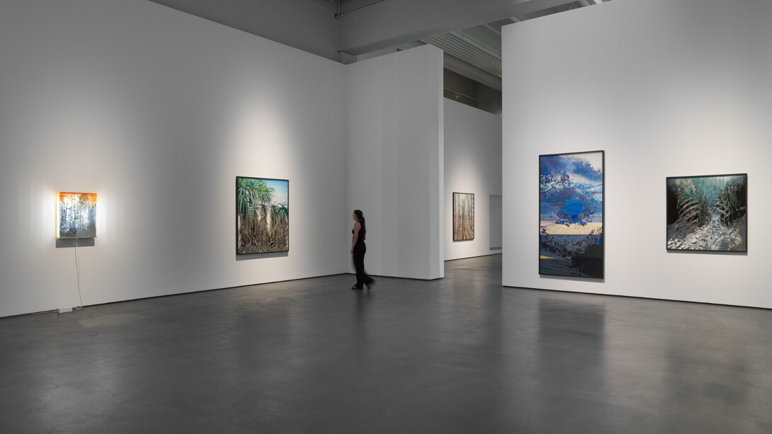 Philipp Fürhofer, Idyll and apocalypse, exhibition view. Courtesy of Galerie Judin 