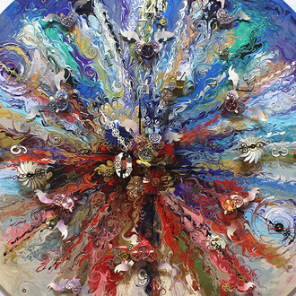 Laura Lee Junge, Time for a little more lovin' (detail). Courtesy of Jackson Junge Gallery