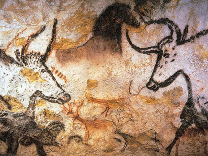 Lascaux caves are very primitive shelters, but safe and easy to defend against predators 