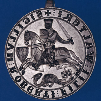 Seal matrix of Robert fitz Walter, c.1235 © British Museum on display in Magna Carta