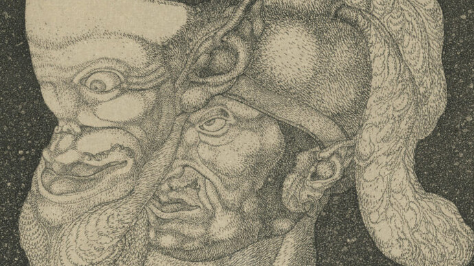 Paul Klee, Komiker (Comedian) [Invention 4] (detail), 1904. Courtesy of San Francisco Museum of Modern Art