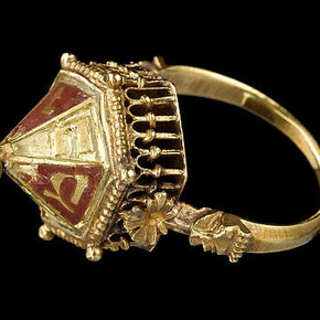 Jewish Ceremonial Wedding Ring, from the Colmar Treasure
ca. 1300–before 1348