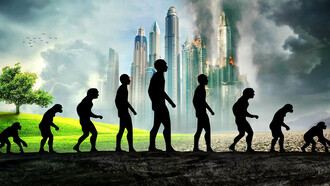 Evoluzione scimmia-uomo-scimmia