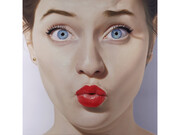 Bernarducci Meisel Gallery, NYC, Hubert de Lartigue Cassandra, 2014, acrylic on canvas, 79 x 79 inches