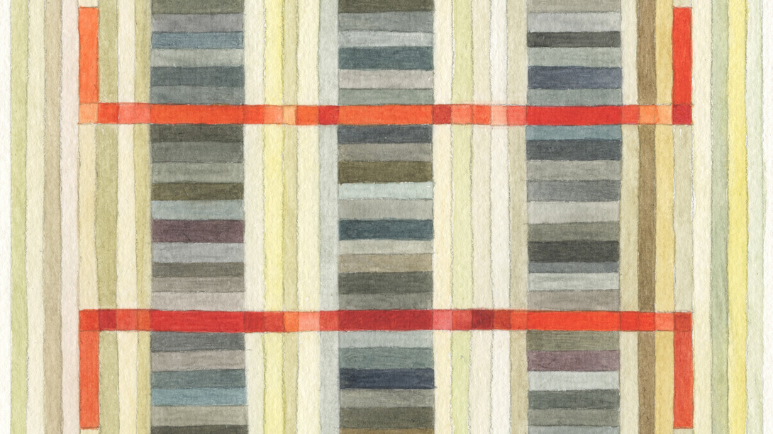 Two Bridges, watercolour, 16 x 12cm, Mark Weighton, 2024