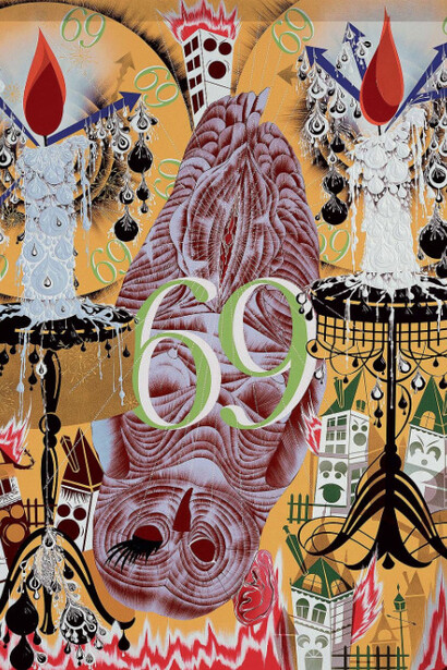 Lari Pittman. Courtesy of Hammer Museum