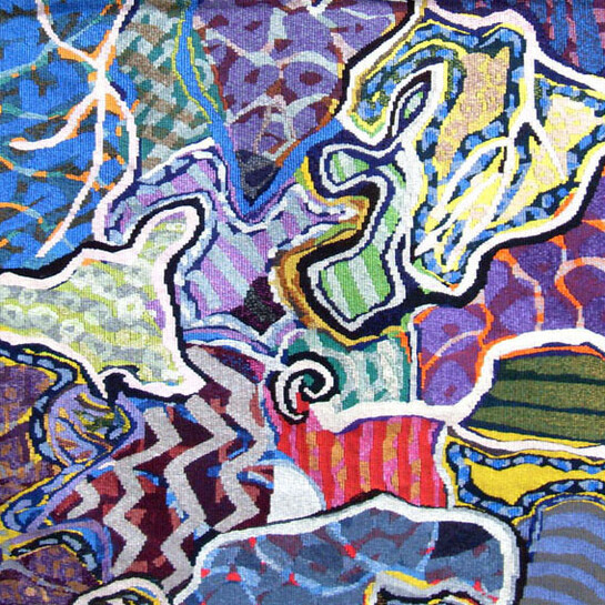 Amaranth Ehrenhalt, Aubrietta, 2008, Tapestry, 38" x 32" 