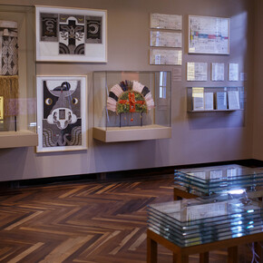 Ephemera/Perpétua, vista da exposição. Cortesia do Museu Paranaense