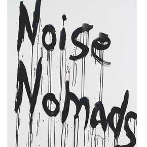 Noise Nomads (detail), 2009, Acrylic on canvas, 60 x 40 inches (152.4 x 101.6 cm) © Kim Gordon; Courtesy 303 Gallery, New York 
