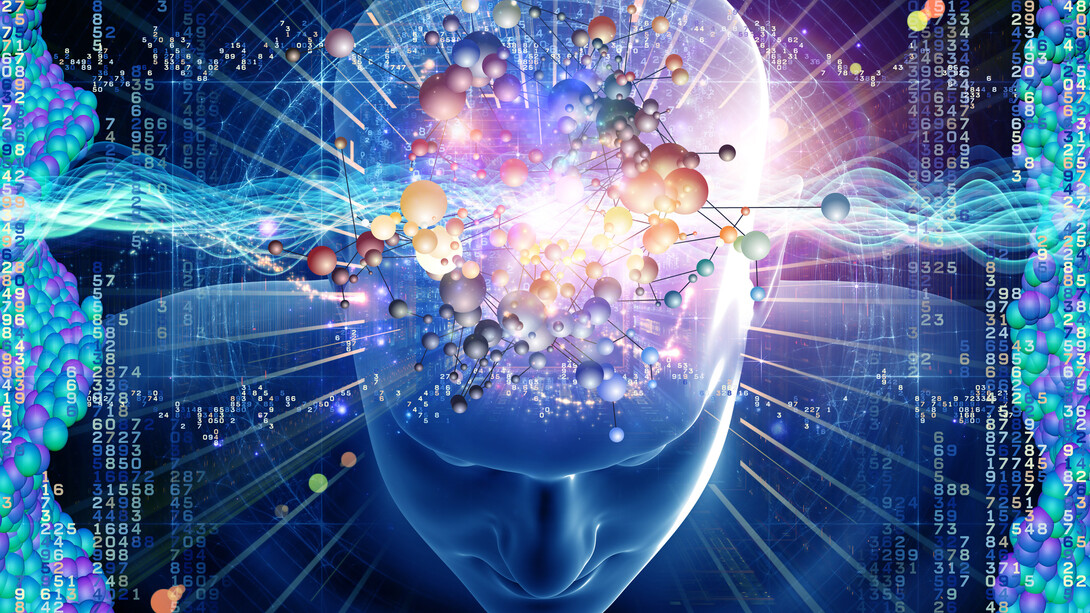 Rappresentazione artistica del pensiero quantistico