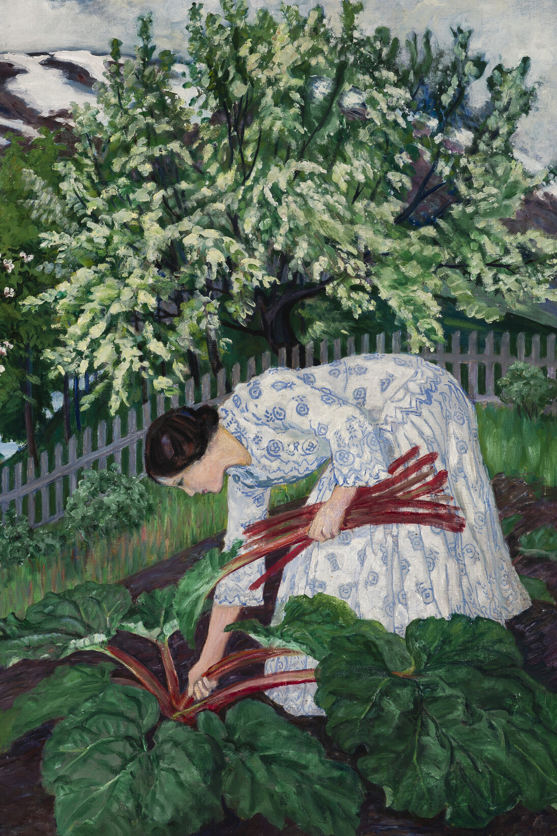 Nikolai Astrup, Rhubarb, 1911, Oil on canvas, 93 x 110 cm, The Savings Bank Foundation DNB/The Astrup Collection/KODE Art Museums of Bergen. Photo © Dag Fosse/KODE, detail