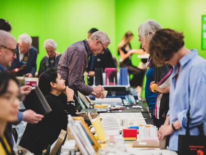 Art on Paper, past edition, exhibition view. Courtesy of Art on Paper 