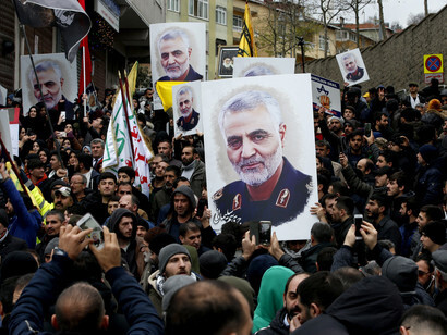 Protests following the killing of Qassem Soleimani