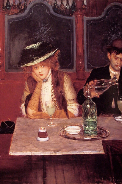 Jean Béraud. Il bevitore di assenzio